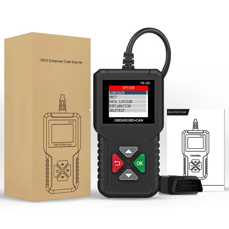 Многоязычный TFT-считыватель кодов автомобилей OBD2/EODB сканер неисправностей