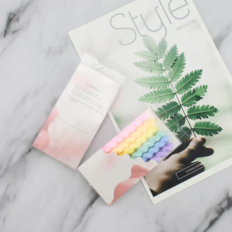 6 шт./компл. цветные свечи для дня рождения с подставкой торта товары вечерние