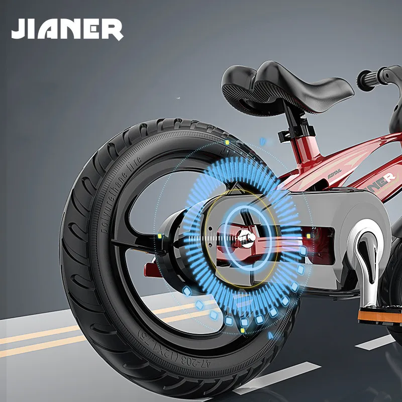 Сверхлегкий детский велосипед 12/14/16 дюйма для мальчиков и девочек 2-5-9 лет езда на