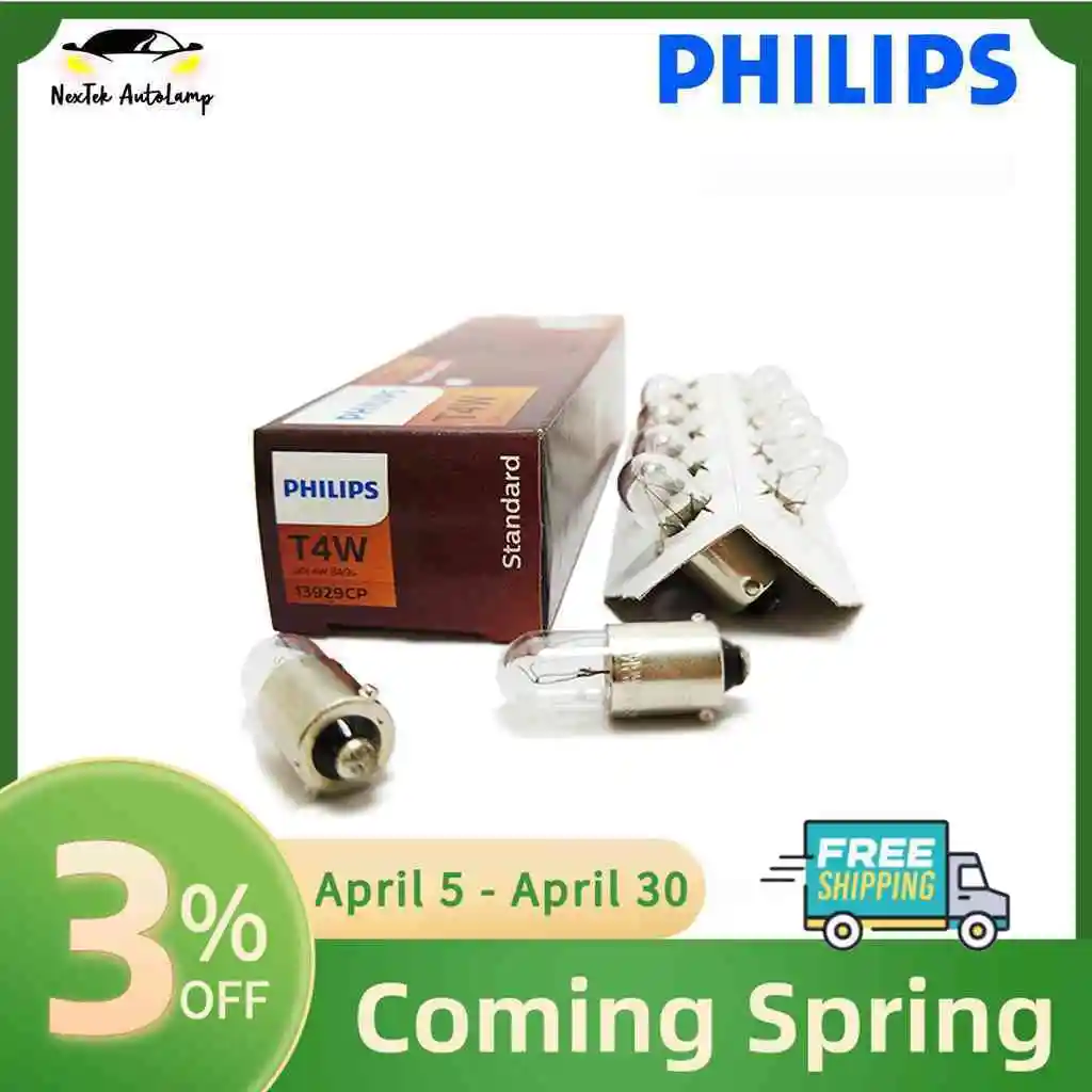 

Philips T4W 13929 24V BA9s Standard Interior Light Original Signal Lamps Automotive Lighting Bus & Truck (1 Bulb)