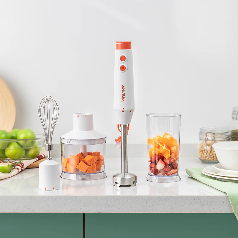 

Hand Blender 4 in one Multi-purpose Kitchen Electric 300W Food Mixer Stick With Whisk And Beater