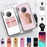 toplbpcs feminist girls gang woman phone case for huawei mate 20 10 lite pro x honor paly y 6 5 7 9 prime 2018 2019