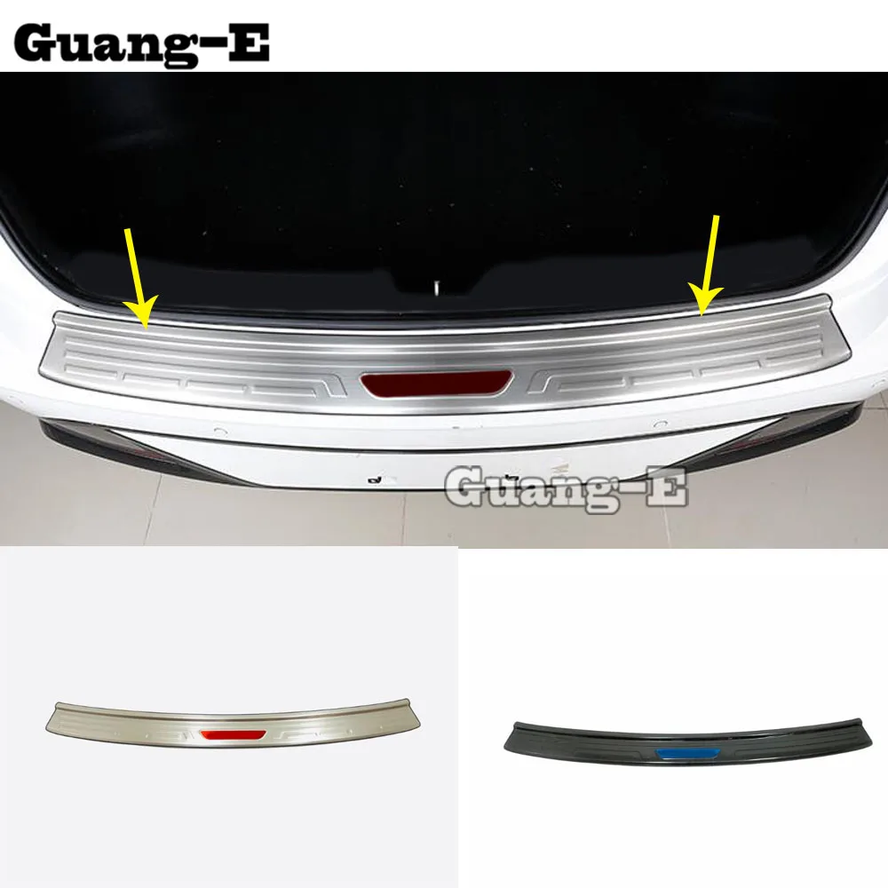 

Car Frame Trim Stick Back Rear Pedal Door Scuff Plate Frame Outside Threshold Trunk For Hyundai Sonata DN8 10Th 2020 2021