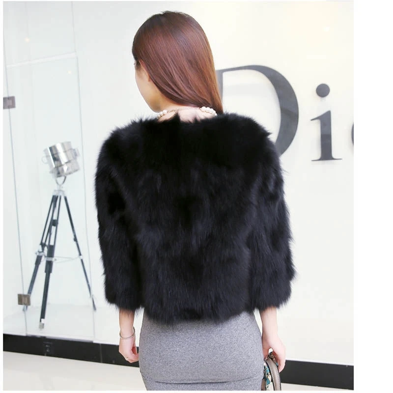 

YOSICIL High Quality Luxury Autumn Winter Soft Warm Faux Fur Coat Women Elegant Fluffy Faux Fur Jacket manteau fourrure
