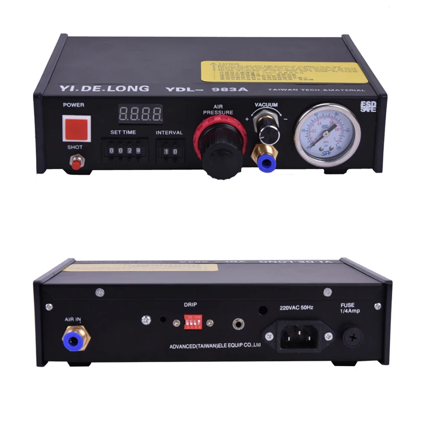 Профессиональный цифровой автоматический диспенсер для клея 983A Пипетка