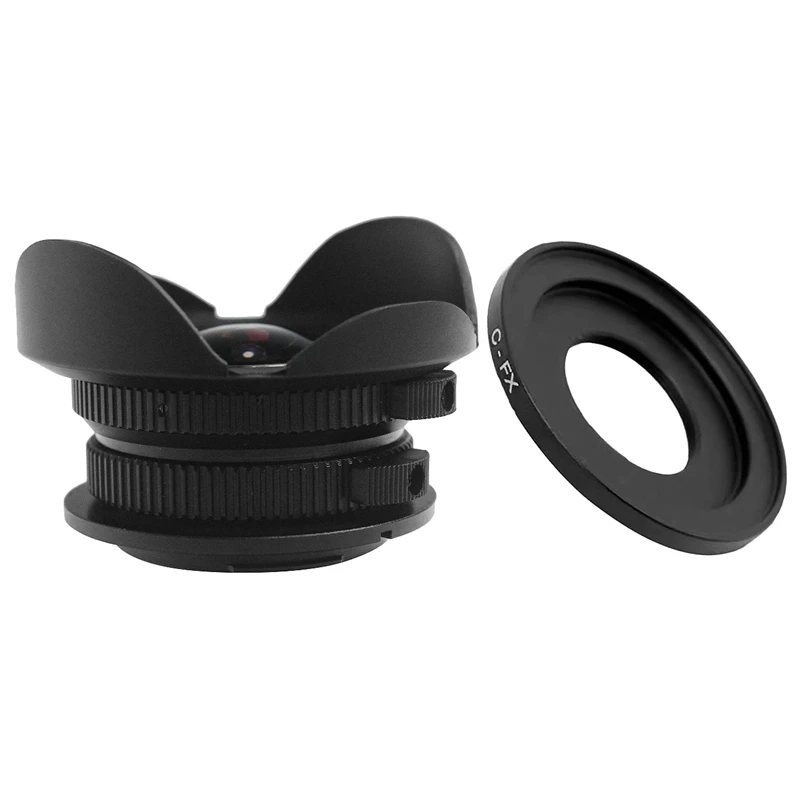 Объектив камеры 8 мм F3.8 C Port широкоугольный объектив фотокамеры Ручная настройка