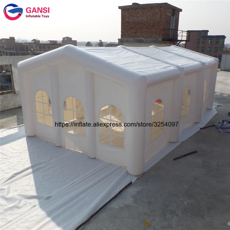 Большой гигантский Уличный дом для свадьбы вечевечерние НКИ белая надувная