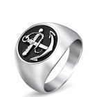 Стандартное мужское кольцо с крестом христианская камарга, модное креативное индивидуальное кольцо, ювелирные изделия для религиозной вечеринки, аксессуары, кольца