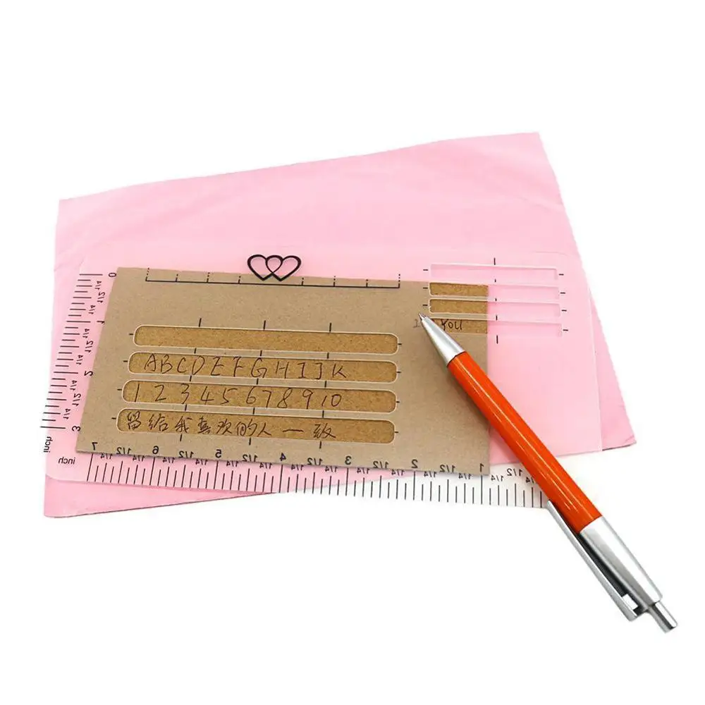 4 шт. Тетрадь Многофункциональный Конверт упражнения на письмо трафарет для