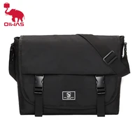 oiwas messenger bag mens 14 laptop business travel sling shoulder bags teens canvas pack briefcase male crossbody bagpack 2020