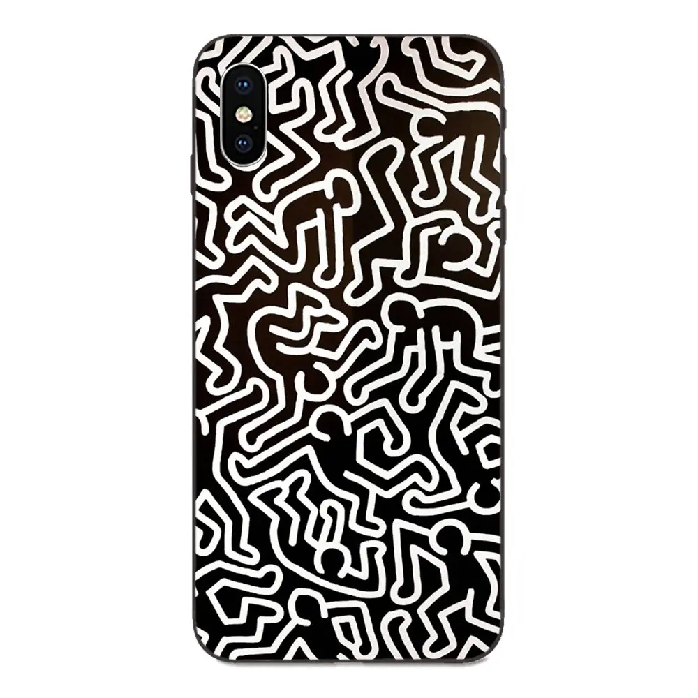 2019 Забавный Кит Харинг работает для Galaxy C5 C7 J1 J2 J3 J330 J5 J6 J7 J730 M20 M30 Ace Core Max Мини Plus Prime