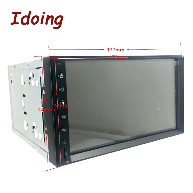 Система мультимедийная Автомобильная Idoing TDA7850 универсальный плеер 2din на Android 9 0 с