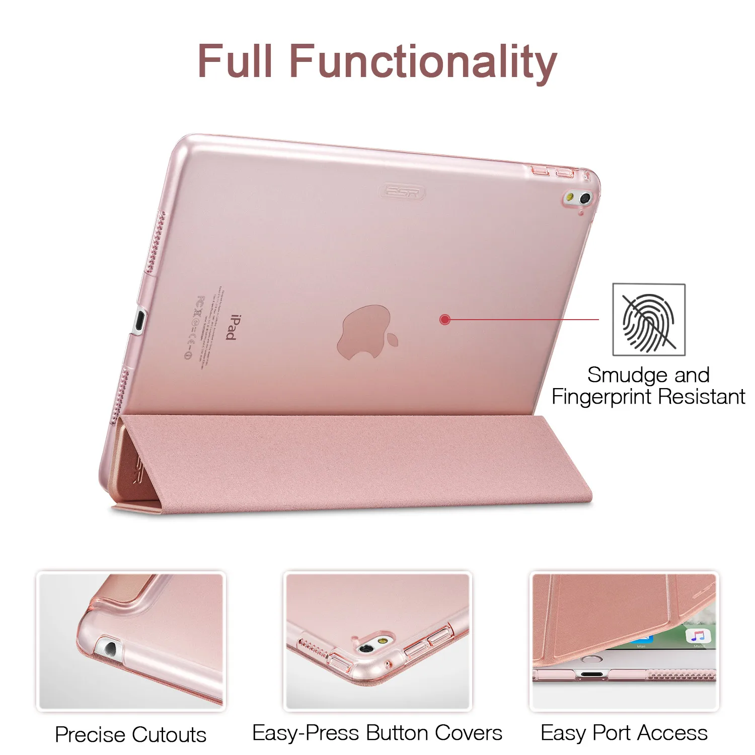 Чехол для iPad Pro 9.7 дюймов, ESR Smart Cover с Trifold стенд Магнитная автовключение Планшеты чехол для iPad Pro 9.7 дюймов выпуска