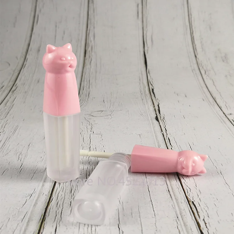 

10/30/50pcs Lip Gloss Packing Bottle with Pink Cap, Beauty Makeup Liquid Lipstick Refillable Tube, Empty Lip Paint Oil Package