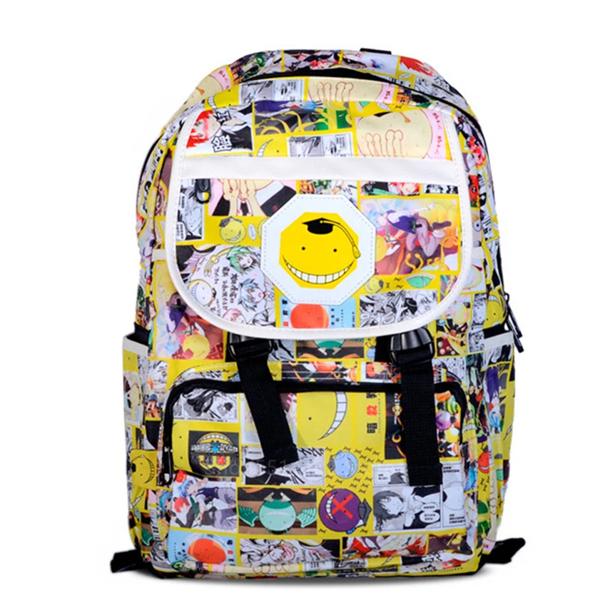 Короткая футболка с героями из японского аниме рюкзак принтом фильма и