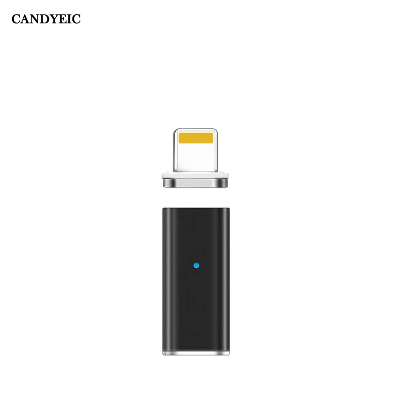 CANDYEIC Магнитный адаптер для IPhone устройства к Micro USB кабель магнитное зарядное устройство для IPhone 11 Pro Max 8 7Plus 6s Plus SE адаптер