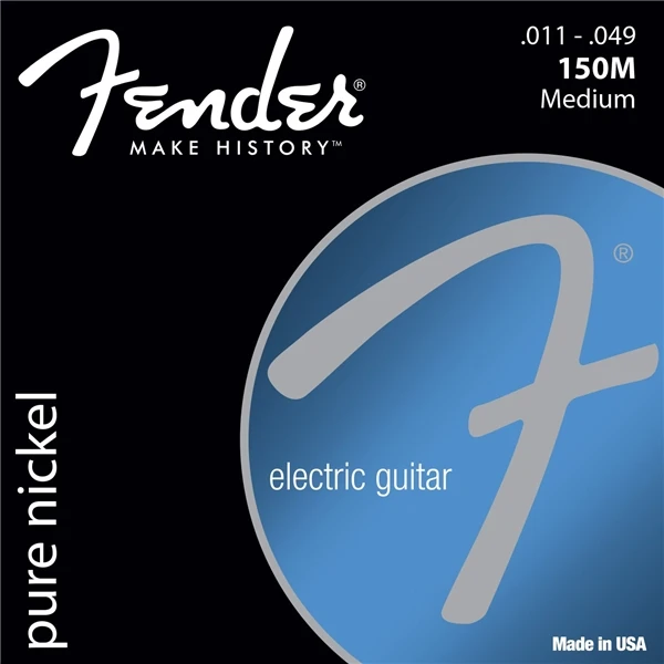 Fender 150 оригинальные Струны для электрогитары из чистого никеля-150XL 150L 150R 150M