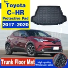 Индивидуальный поднос для багажника для Toyota C-HR CHR C HR 2017 2018 2019 2020, поднос для заднего багажника, напольный коврик, ковер, защита от грязи