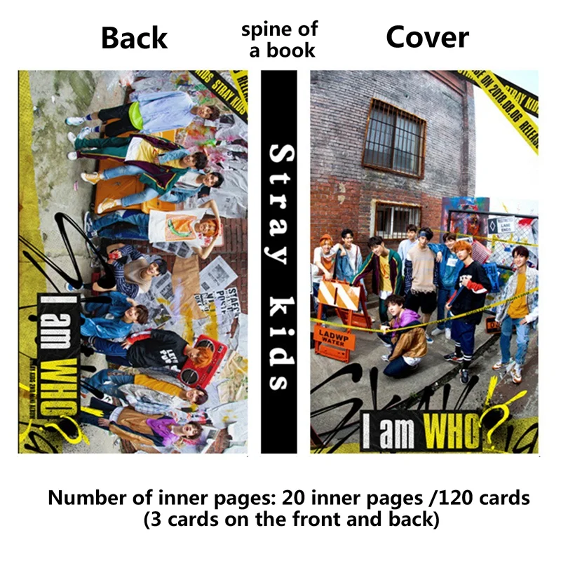 

Kpop Stray Kids Exclusive Card Copies Photo Album LOMO Card Photocard Self Made Cards Book For Fans Collection Stationery