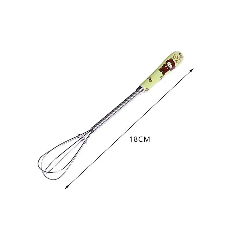 

1Pc Mini Steel Whisk Manual Mixing Whisk Blender Kitchen Tools Coffee Milk Bubbler Baking Cooking J6P5
