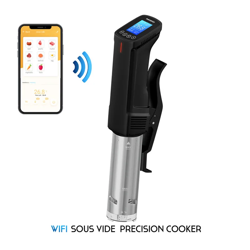 inkbird sous vide wi fi culinary cooker 1000w precise temperaturetimerstainless steel thermal immersion circulator for kitchen free global shipping