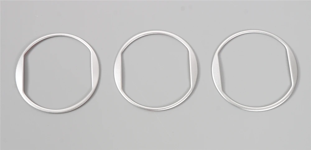 

ALU Car Decoration Dashboard Central Air Vent Outlet Decoration Ring Trim for Ford Mustang 2015+ Decals Colorful Car Stickers