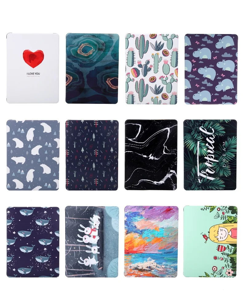 Мультяшный силиконовый умный чехол из искусственной кожи для iPad Pro 9 7 модель A1673