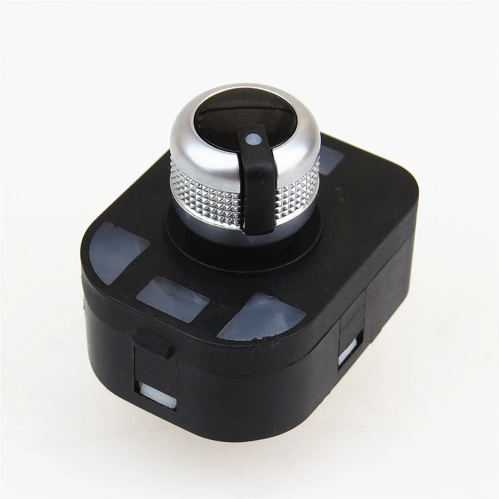 RWSYPL хромированный переключатель окна водителя Боковая ручка зеркала Кнопка