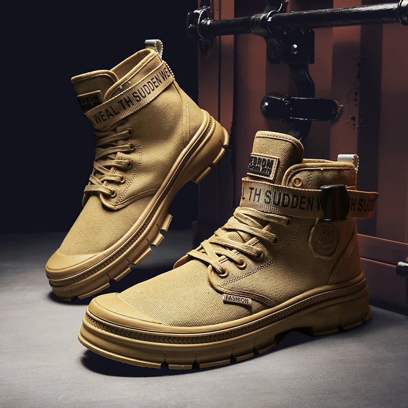 Тактические ботинки в стиле милитари Зимние ботильоны Мужская Уличная