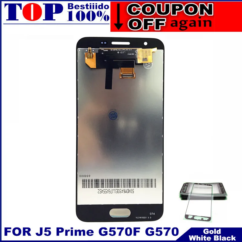 Для Samsung Galaxy J5 Prime G570 G570F G570K G570L LCD 100% протестированный высококачественный LCDS