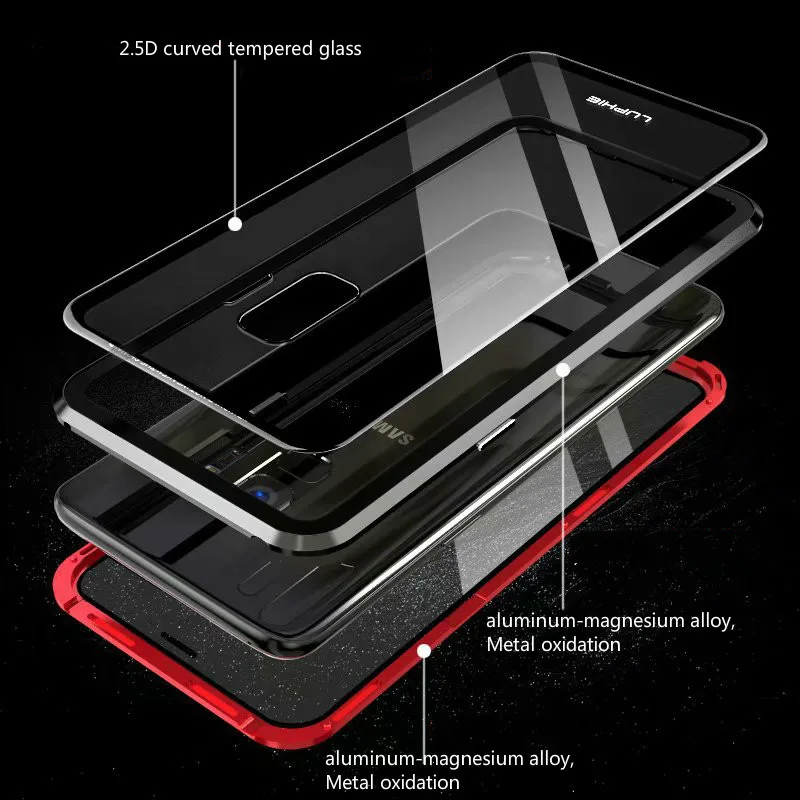 Двухсторонний чехол для Huawei P20 30 Pro Lite plus все включено Магнитный King Mate 20 магнитный