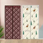 Занавеска дверная без перфорации, бытовая зимняя изоляция, ветрозащитная и непромокаемая, занавеска на дверь с магнитным экраном