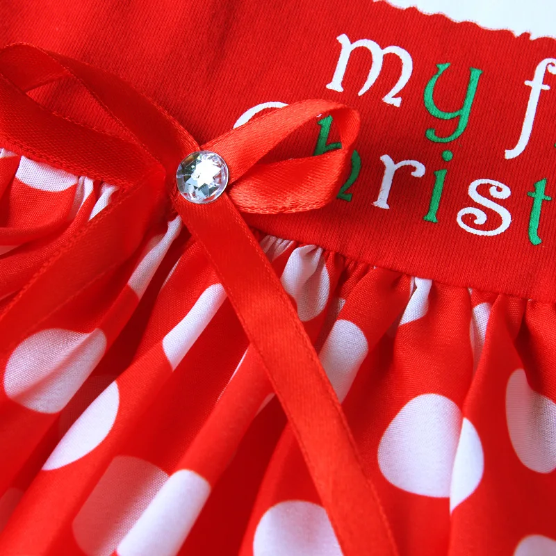 Комплект из 2 предметов для новорожденных 1 Рождество Санта-Клаус рождественская