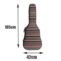 guitar case for 40 41 inch guitar bag backpack extra thickness acoustic folk guitar gig bag cover with shoulder straps