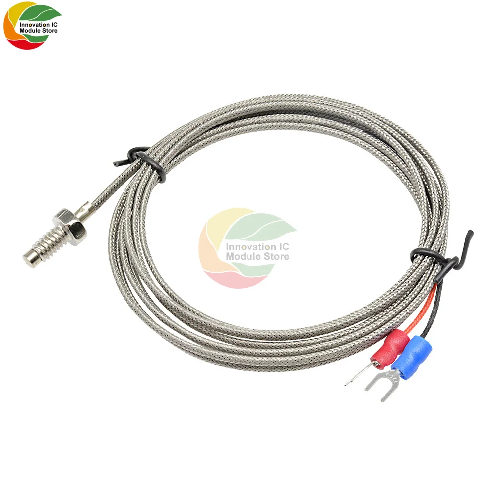 2М К-типа термистор зонд кабель термопары контроль температура 0-400 градусов Цельсия датчик для контроллера включен