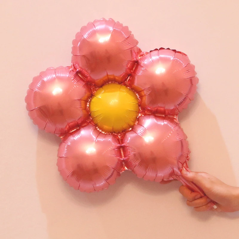 

Flower Foil Balloons leaf Flower Baloon Birthday Party Wedding decorations Party Suplies Globos Baby Shower Girls Children toys