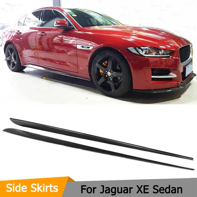 Боковые юбки XE из углеродного волокна/ФАП комплект фартуков для кузова Jaguar Sedan 4