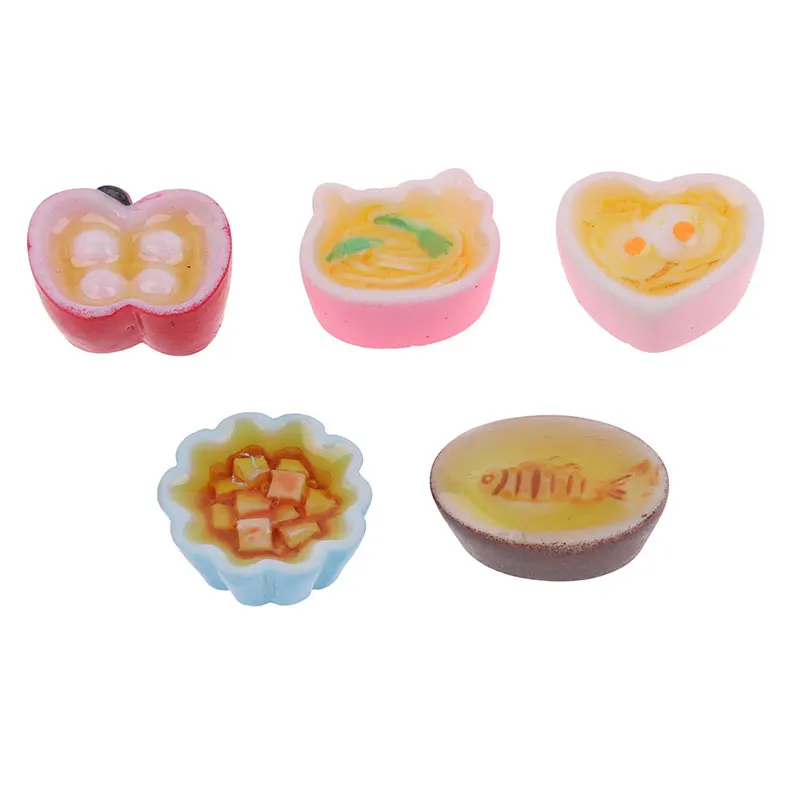 Горячая Распродажа 1 шт. 1:12 миниатюрный кукольный домик чаша китайская еда