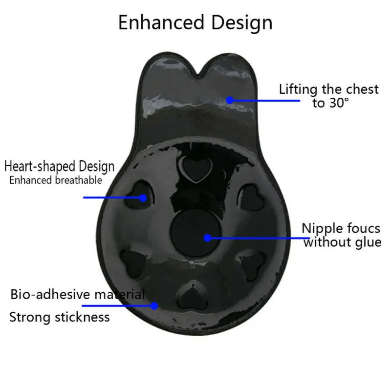 Силиконовый самоклеящийся Волшебный бюстгальтер пуш ап без бретелек невидимый