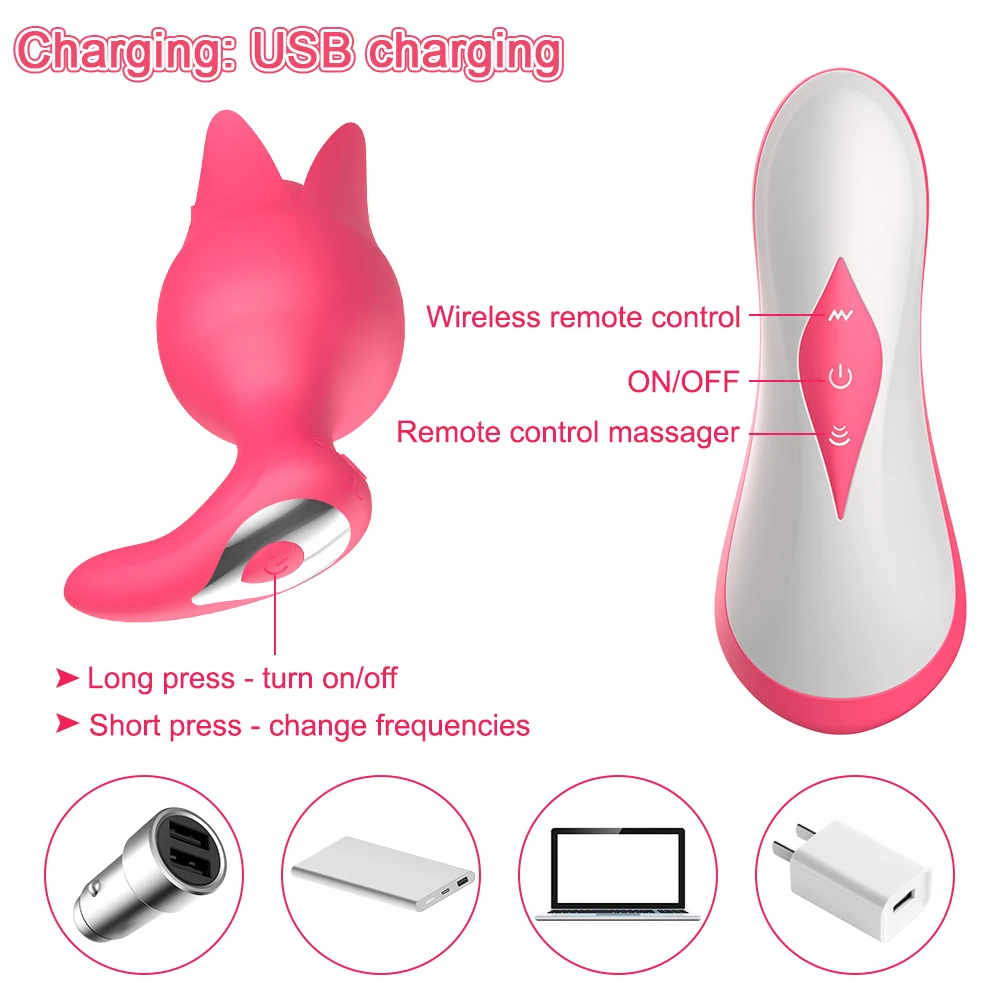 Носимый Вибратор в трусики Подогрев точки G Стимулятор клитора Вагина