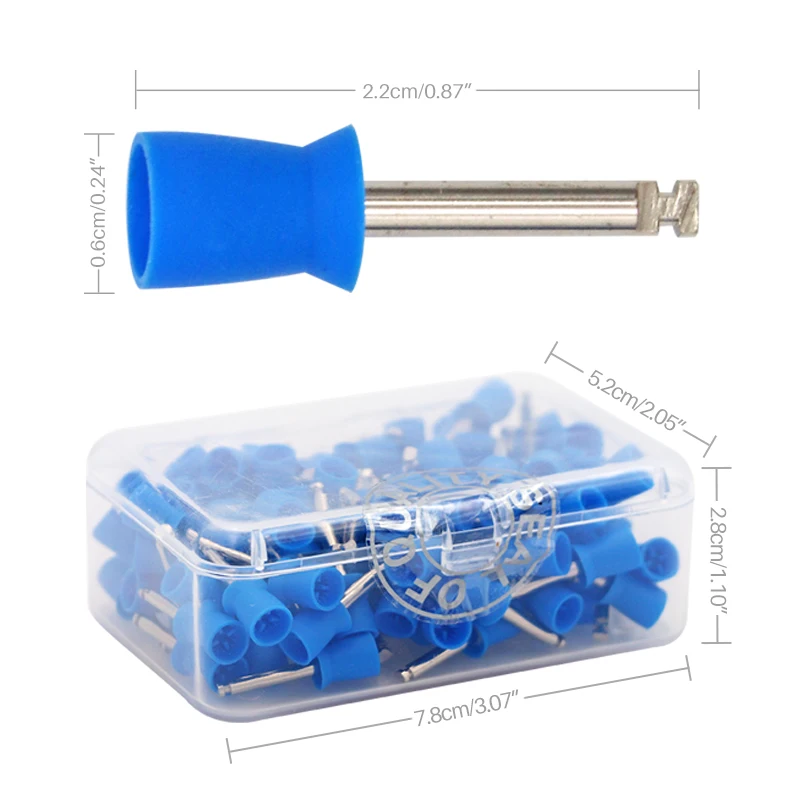 1 коробка зубная щетка для полировки зубов стакан с плоской головкой