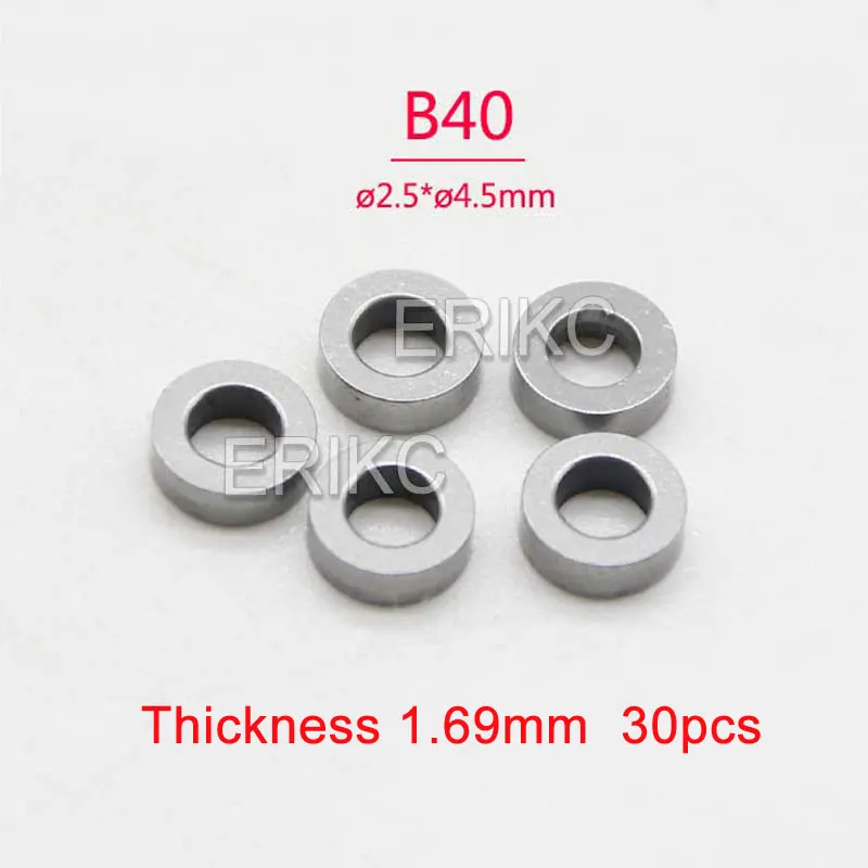 ERIKC B40 1,41-1,69 мм Насадка для дизельного инжектора регулировочные прокладки B40 шайбы для распылителя для Bosch топливный инжектор комплект для ремонта