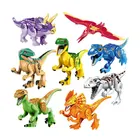 Конструктор Парк Юрского периода, фигурки динозавров, сборные детские игрушки, тираннозавр рекс, индоминус Рекс, I-Rex