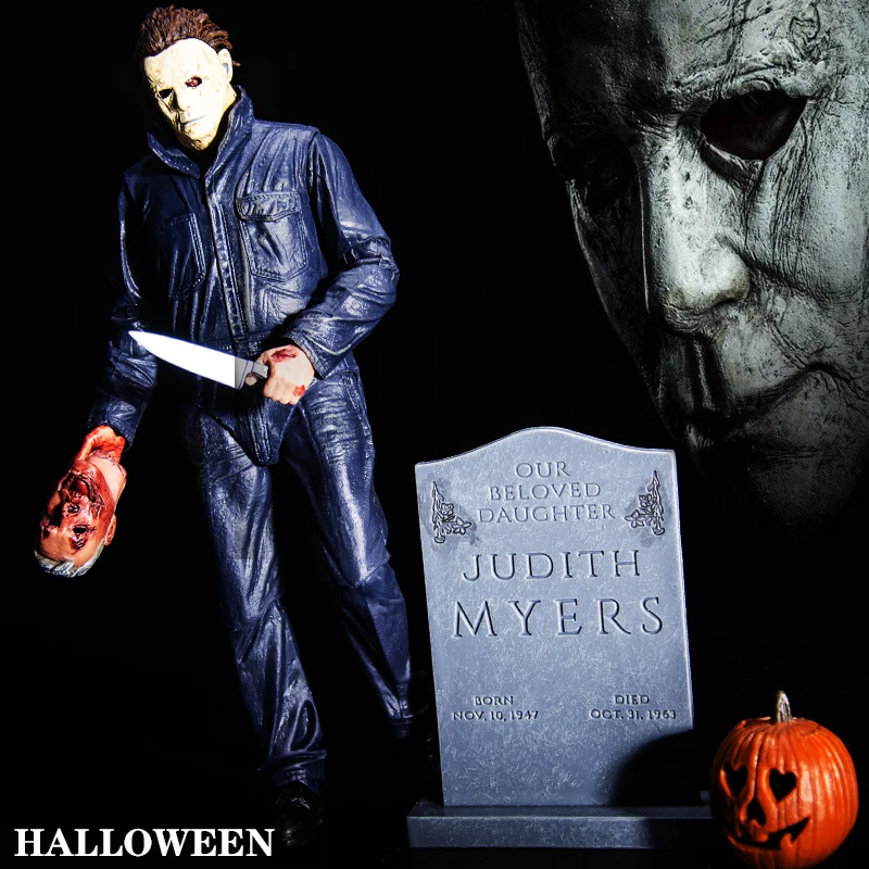 18 см NECA Хэллоуин Ultimate Майкл Майерс Тыква экшн Фигурки игрушки куклы подарок