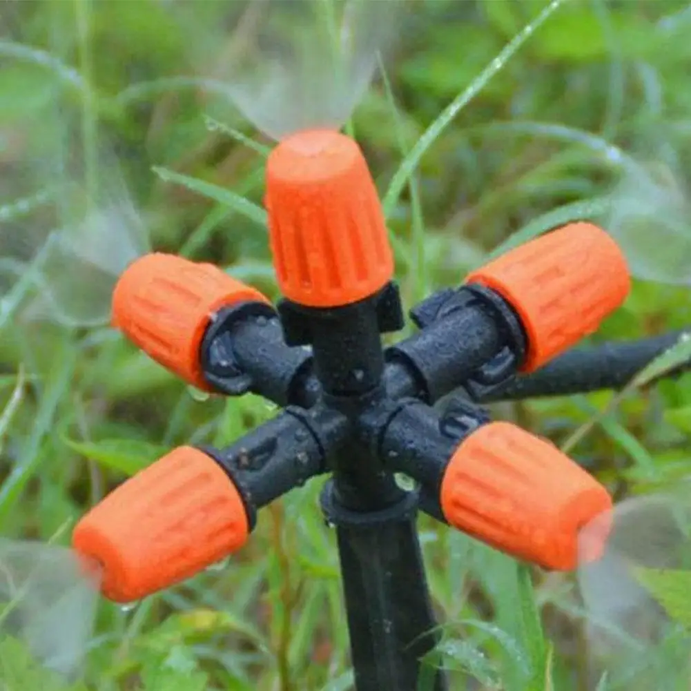 

Garden Sprinklers Automatic Watering Grass Lawn 360 Degree 5 Water Garden Nozzles Sprinkler Circle Hose Pipe Rotating P3L1