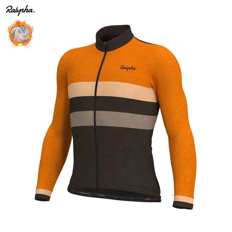 4 Raphaing Pro Team Bike Велоспорт Джерси зимний термальный флисовый комплект с длинными рукавами Ropa Ciclismo велосипедный триатлон, Велоспорт Набор - Цвет: 4