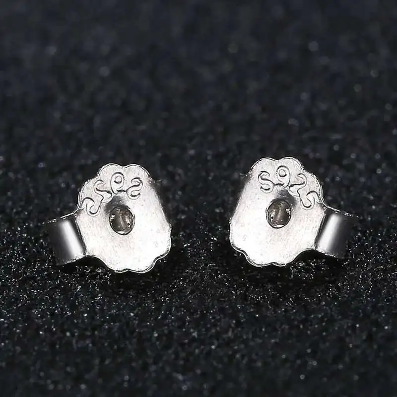 Серьги-гвоздики из серебра 4 50 пробы с застежкой 4*925 мм | Украшения и аксессуары