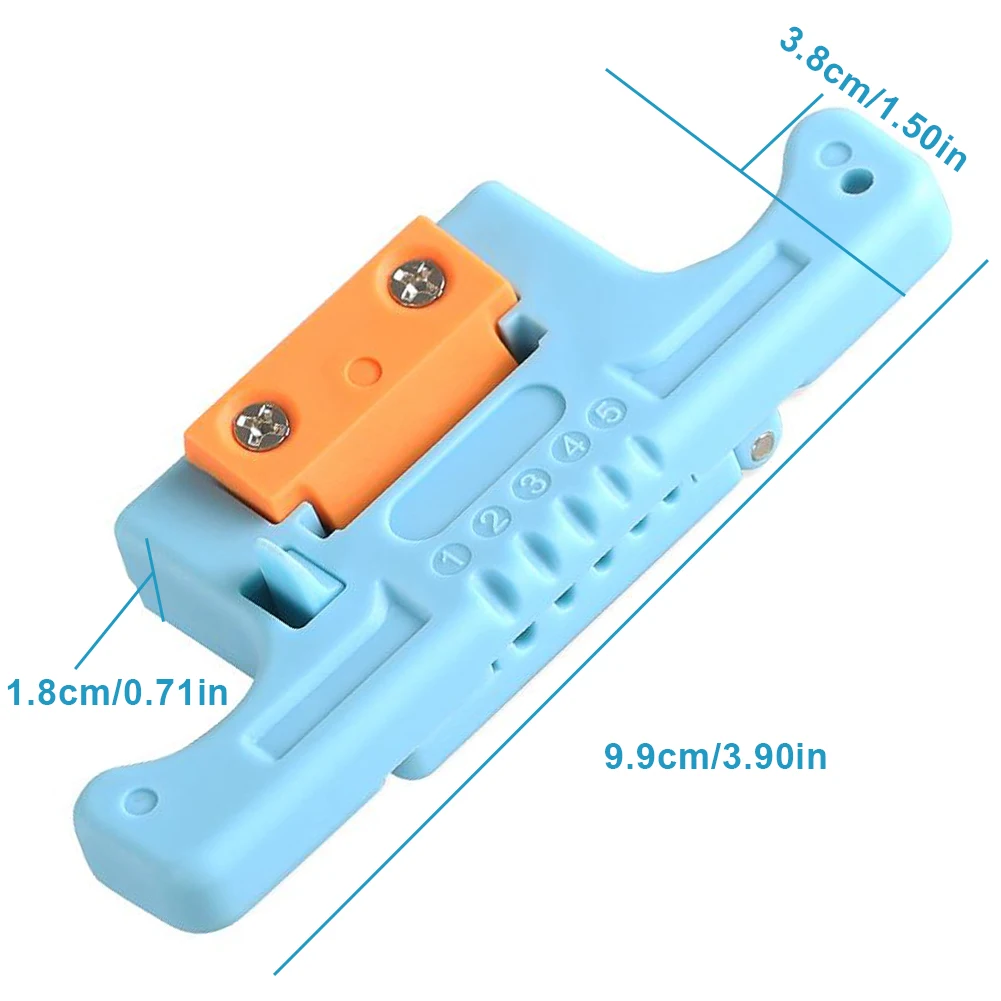 

Optical Fiber Stripper 1.9-3.0mm Portable Loose Tube Wire Cable Buffer Slitter Tool Loose Tube Slitter Optical Cable Stripper