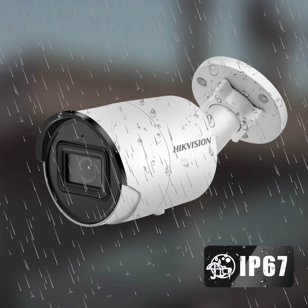 IP-камера Hikvision 4K AcuSense Bullet PoE 8 Мп стандартная классификация автомобиля Встроенный