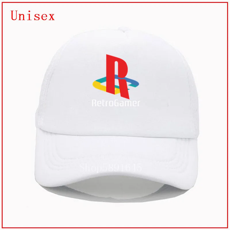 Ретро геймер Мужская Xbox игра винтажная playstation конский хвост мужская бейсбольная